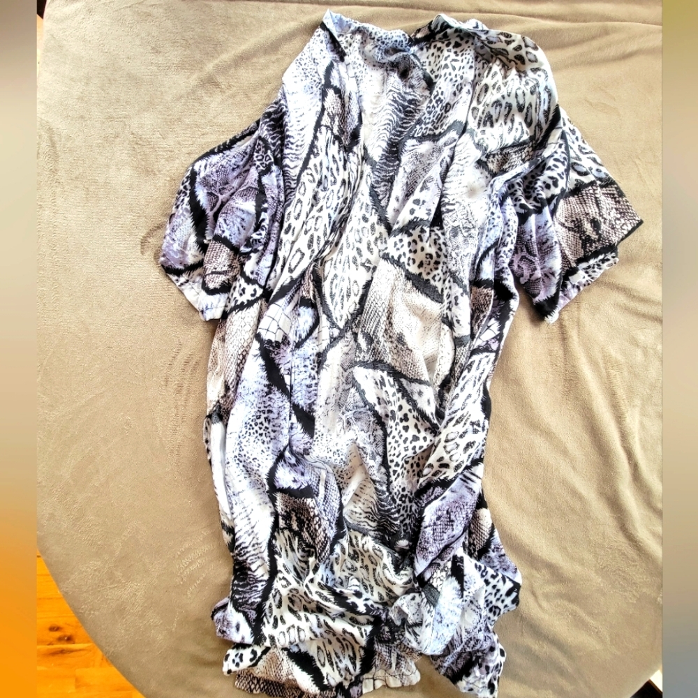 Snake Print Kimono